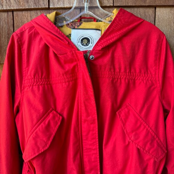 EUC Anthropologie Daughters of the Liberation Red Heritage Hooded Jacket - Large - Picture 2 of 13